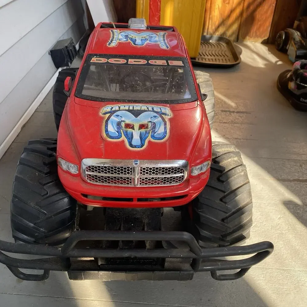 Super Start Master Pro Dodge Raminator Monster Truck New Bright Red Y2K ToyTruck